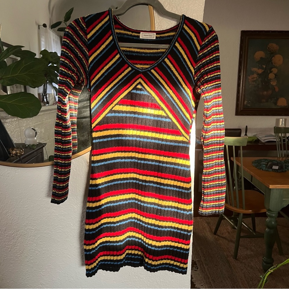 Vintage Hysterics Striped Wool Sweater Dress